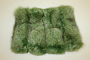 Accessory set, Revillon Frères (French, founded 1723), a) fur, rhinestone, metal, plastic; b) fur, silk, French