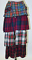 Ensemble, Jean Paul Gaultier (French, born 1952), a) wool, synthetic; b) wool, leather, synthetic, French