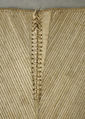 Corset, a,b) silk, linen, metal; c) silk, linen, paper, British