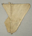 Corset, a,b) silk, linen, metal; c) silk, linen, paper, British