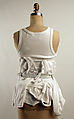 Ensemble, Preen (British, founded 1996), a) cotton, aluminum
b) elastic, aluminum
c) cotton, wool, elastic, British