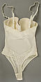 Bodysuit, Chantelle (French), nylon, polyurethane, spandex, cotton blend, French