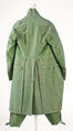 Ensemble, a) silk; b,c) silk, linen, French