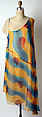 Dress, Yohji Yamamoto (Japanese, born Tokyo, 1943), a,b) silk, Japanese