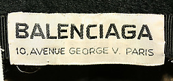 Pillbox hat, House of Balenciaga (French, founded 1937), wool, beaver fur, synthetic, French