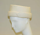 Hat, House of Balenciaga (French, founded 1937), wool, plastic, French