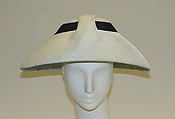 Hat, Hattie Carnegie, Inc. (American, 1918–1965), synthetic, silk, plastic, American
