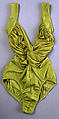 Bathing suit, OMO Norma Kamali (American, founded 1977), nylon/lycra blend, American