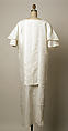 Ensemble, Ronaldus Shamask (American, born Holland, 1945), a,b) linen, American