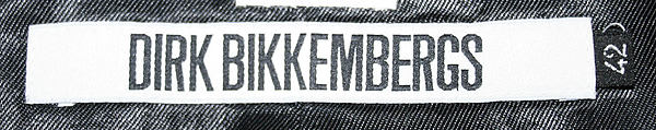 Ensemble, Dirk Bikkembergs (Belgian, born Germany, 1962), (a) wool, (b) synthetic, (c) metal, (d,e) leather, Belgian