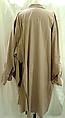 Coat, Yohji Yamamoto (Japanese, born Tokyo, 1943), cotton, Japanese
