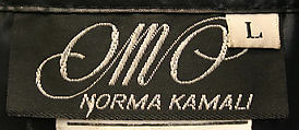 Jacket, OMO Norma Kamali (American, born 1978), nylon, American