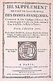 L'art de la coëffure des dames françoises, avec des estampes : où sont représentées les têtes coëffées, gravées sur les dessins originaux de mes accommodages, avec le traité en abrégé d'entretenir & conserver les cheveux naturels, Legros de Rumigny (French), a-e) leather, paper, French