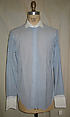 Shirt, Turnbull & Asser (British, founded 1885), cotton, British