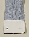 Shirt, Turnbull & Asser (British, founded 1885), cotton, British