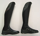 Boots, Yohji Yamamoto Japanese, plastic (polyethylene, polyurethane, foam), nylon, Japanese