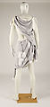 Ensemble, John Galliano (British, born Gibraltar, 1960), a) polyester, viscose/synthetic blend, cotton; b,c) leather, synthetic, cotton, British