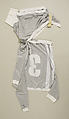 Ensemble, John Galliano (British, born Gibraltar, 1960), a) polyester, viscose/synthetic blend, cotton; b,c) leather, synthetic, cotton, British
