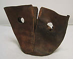 Bag, leather, fiber, American