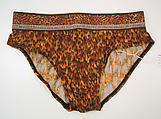 Bathing trunks, Gianni Versace Italian, cotton/synthetic, elastic, Italian
