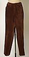 Suit, Rupert Lycett Green (British) for, a,b) cotton, rayon, plastic, British