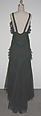 Evening dress, Lucien Lelong (French, 1889–1958), silk, French
