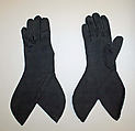 Evening gloves, Lilly Daché American, born France, a,b) cotton, American
