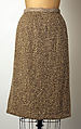 Suit, House of Chanel (French, founded 1910), a) wool, silk, metal; b) wool, silk, French