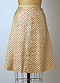 Suit, House of Chanel (French, founded 1910), a) silk, metal; b,c) silk, French