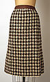 Suit, House of Chanel (French, founded 1910), a) wool, cashmere, silk, metal; b) wool, cashmere, silk, French
