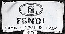 Cocktail dress, Fendi (Italian, founded 1925), synthetic, Italian