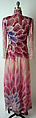 Evening ensemble, Hanae Mori (French, 1977–2004), a, b) silk, glass, Japanese