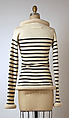 Sweater, Attributed to Jean Paul Gaultier (French, born 1952), wool/cotton, French