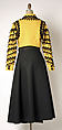 Ensemble, Adolfo (American, born Cuba, Cárdenas 1923–2021 New York), a) wool, jet, silk; b) wool, American