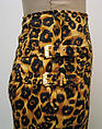 Skirt, Gianni Versace (Italian, founded 1978), wool/synthetic blend, synthetic, metal, Italian