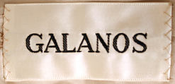 Dress, James Galanos (American, Philadelphia, Pennsylvania, 1924–2016 West Hollywood, California), synthetic, plastic, rhinestone, American