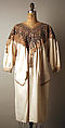 Dress, Zandra Rhodes (British, founded 1969), silk, leather, British