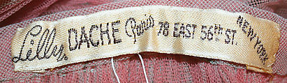 Coat, Lilly Daché (American (born France), Bègles 1898–1989 Louvecienne), synthetic, American