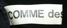 Jacket, Comme des Garçons (Japanese, founded 1969), wool/nylon, Japanese