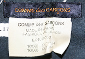 Headwrap, Comme des Garçons (Japanese, founded 1969), cotton, Japanese