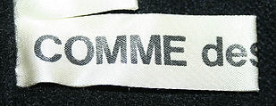 Skirt, Comme des Garçons (Japanese, founded 1969), wool/nylon blend, Japanese