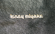 Belt, Issey Miyake (Japanese, 1938–2022), leather, metal, Japanese