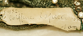 "Théâtre des Champs-Élysées", Paul Poiret (French, Paris 1879–1944 Paris), a,c-e) silk, rhinestones; b) silk; f, g) silk, leather, French
