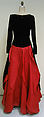 Evening dress, Carolina Herrera (American, born Venezuela, 1939), silk, linen, American