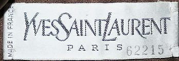 Coat, Yves Saint Laurent (French, founded 1961), a) silk, synthetic blend, plastic; b) wool, silk; c,d) synthetic blend, French