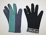 Gloves, Jean Paul Gaultier  French, a,b) cotton, synthetic, French