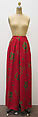 Ensemble, Oscar de la Renta, LLC. (American, founded 1965), a) silk, cotton; b) wool; c) silk; d) wool, metal, American