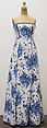 Dress, Bill Blass Ltd. (American, founded 1970), cotton, synthetic, American