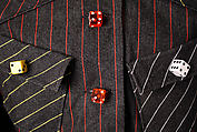 Suit, Patrick Kelly (American, Vicksburg, Mississippi 1954–1990 Paris), cotton, rayon, plastic, French
