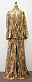 Ensemble, Oscar de la Renta, LLC. (American, founded 1965), a,b) silk, metallic thread; c) silk, wool, and metallic thread, American